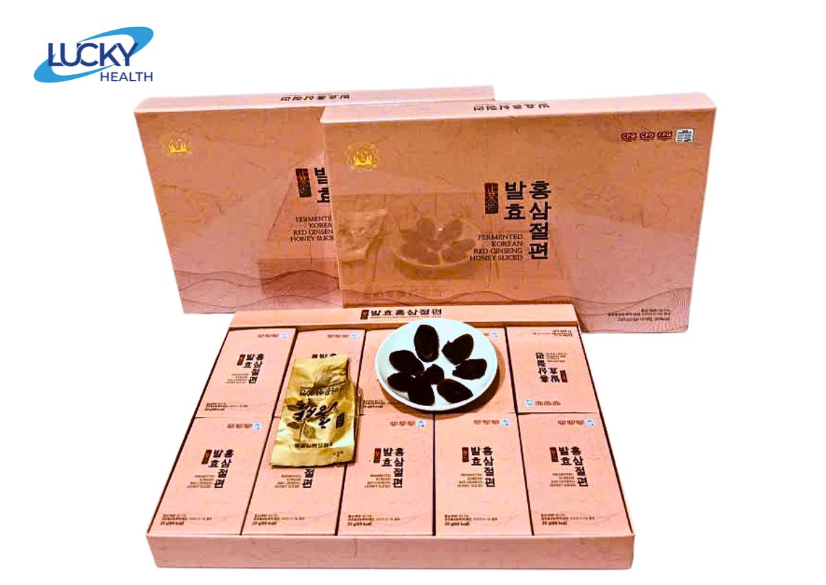 Hồng sâm lát lên men Hàn Quốc